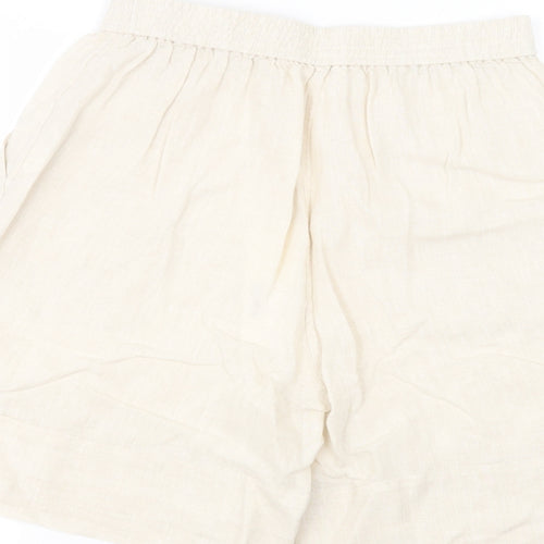 Arket Womens Beige   Bermuda Shorts Size 10