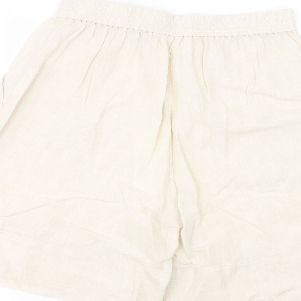 Arket Womens Beige   Bermuda Shorts Size 10