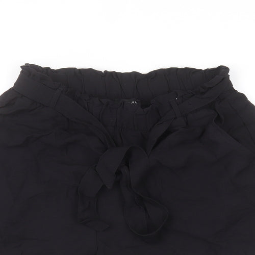 New Look Womens Black   Paperbag Shorts Size 12