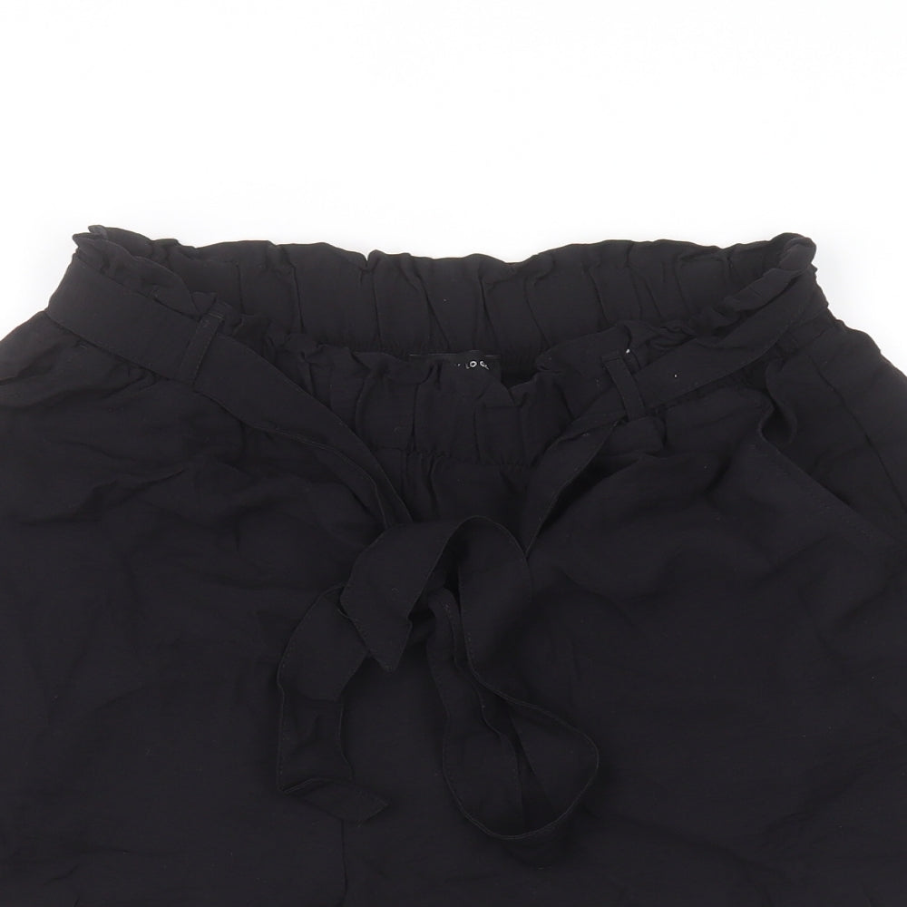 New Look Womens Black   Paperbag Shorts Size 12