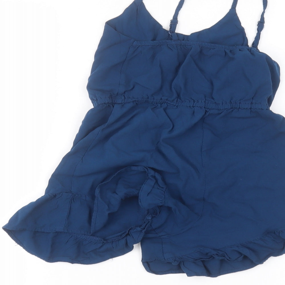 George Girls Blue   Playsuit One-Piece Size 7-8 Years