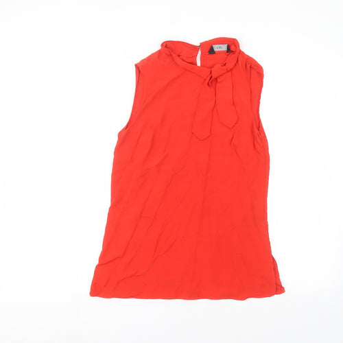 F&F Womens Orange   Basic Blouse Size 6