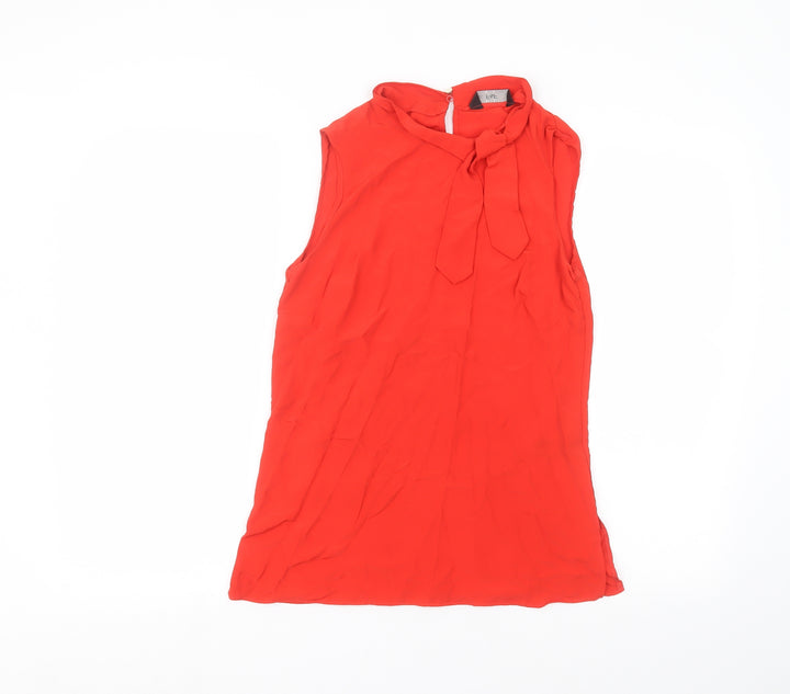 F&F Womens Orange Basic Blouse Size 6