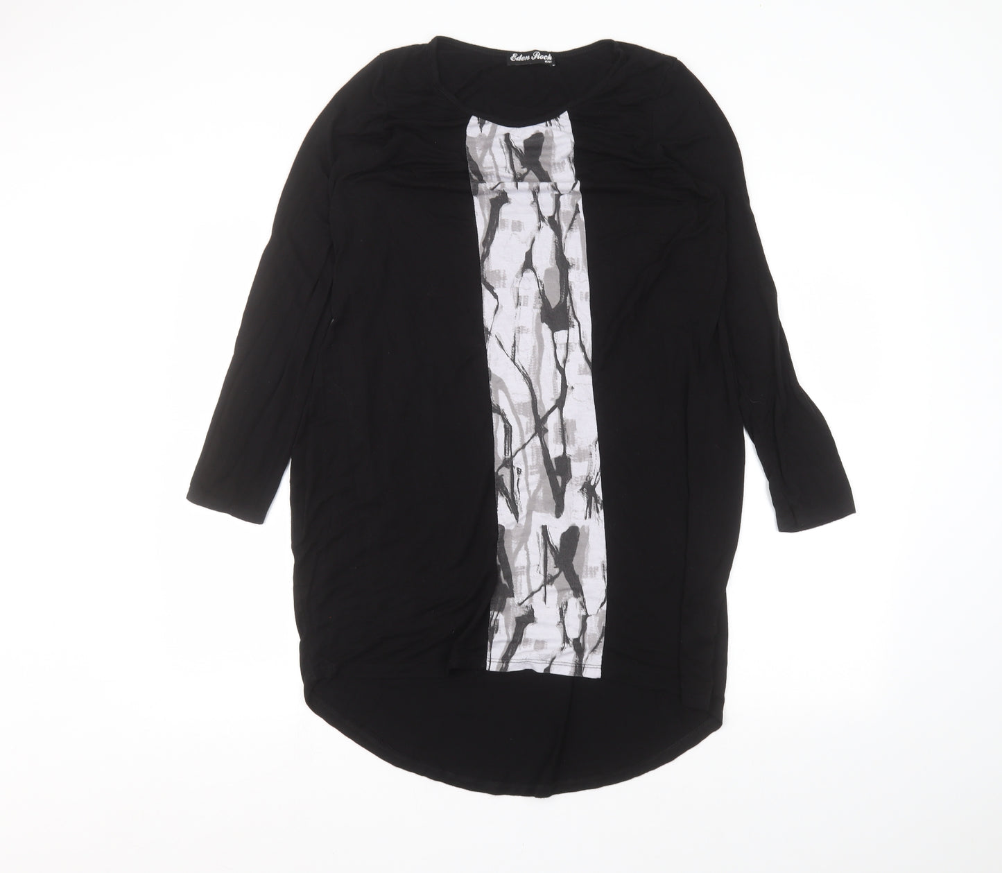 Eden rock Womens Black   Basic T-Shirt Size XS