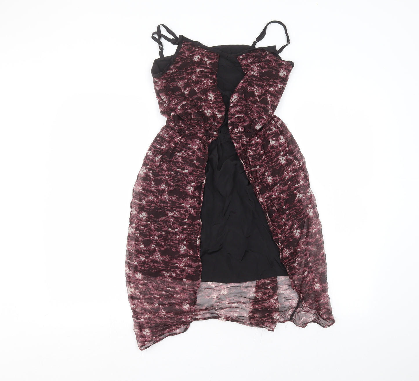 glamourous Womens Red   Basic Blouse Size 8