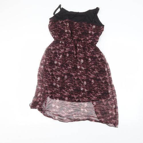 glamourous Womens Red   Basic Blouse Size 8