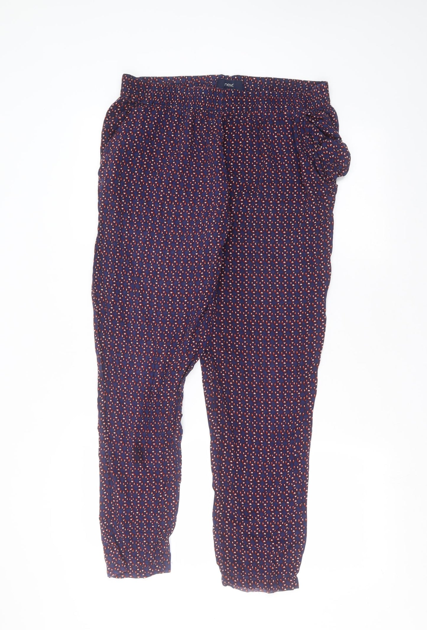NEXT Womens Blue   Trousers  Size 12 L25 in