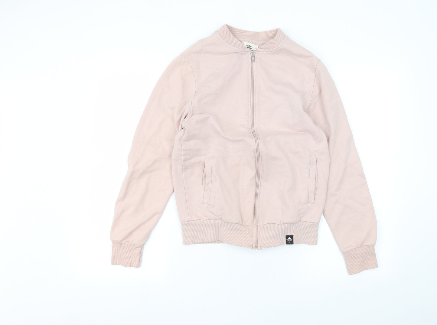 Cedar Wood State Womens Pink   Full Zip Jumper Size S