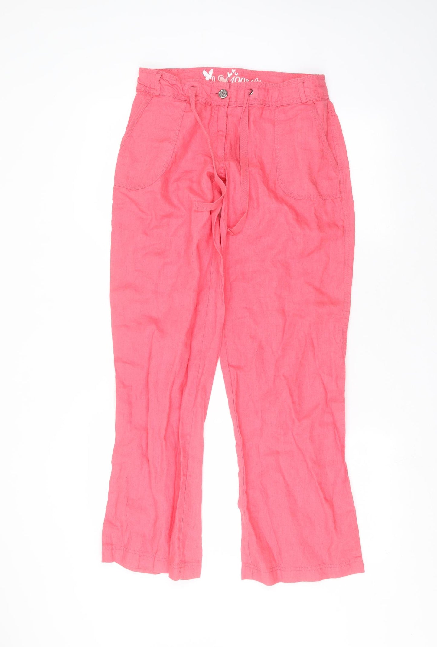 Atmosphere Womens Pink   Trousers  Size 10 L29 in
