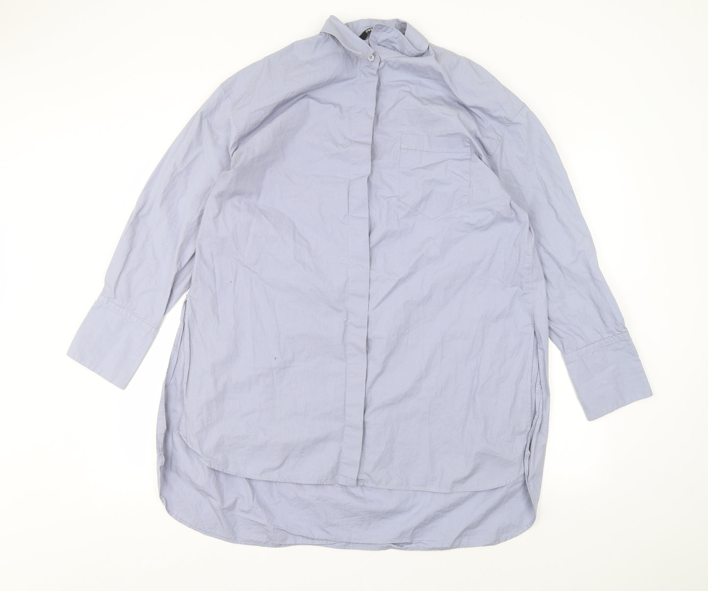 Zara Mens Blue    Dress Shirt Size M