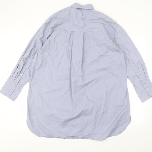 Zara Mens Blue    Dress Shirt Size M