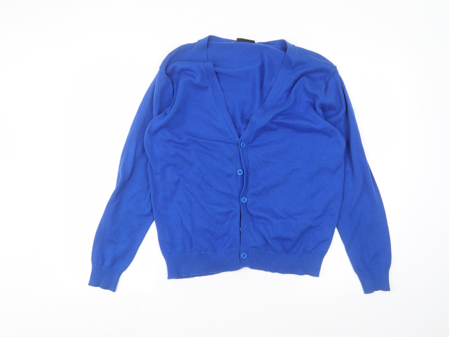 Cedar Wood State Womens Blue   Cardigan Jumper Size L