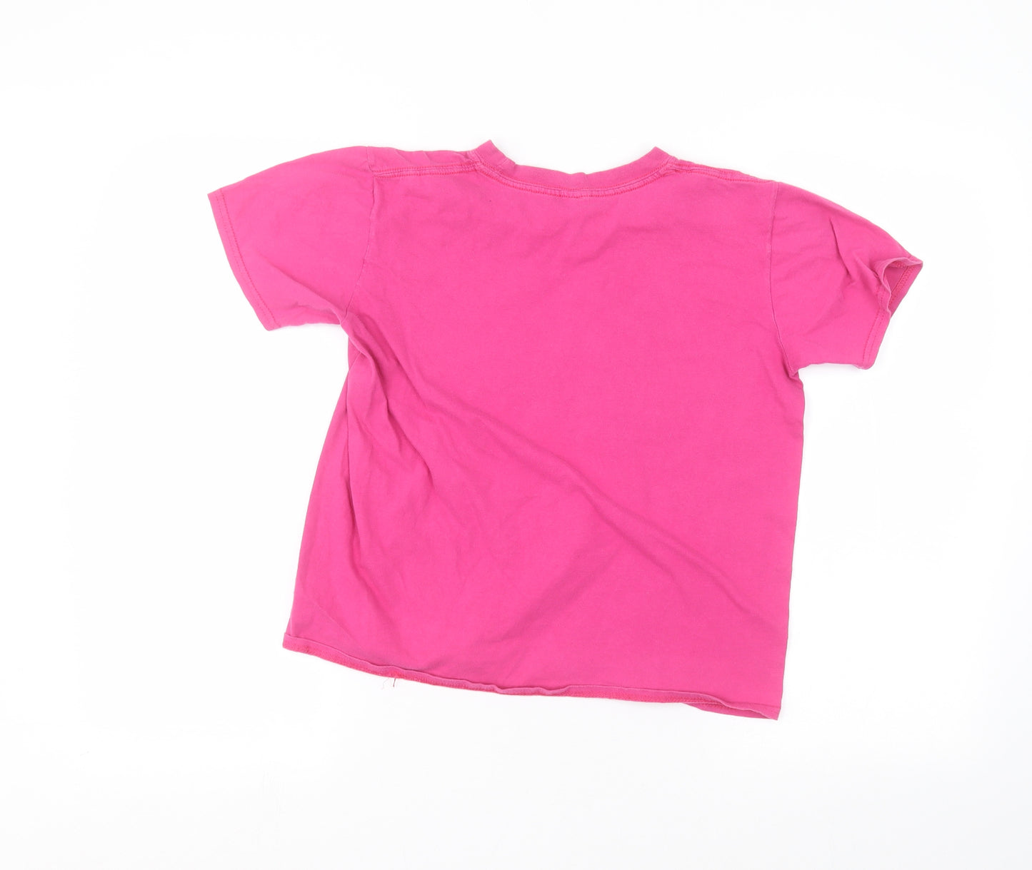Gilden Girls Pink   Basic T-Shirt Size 12-13 Years