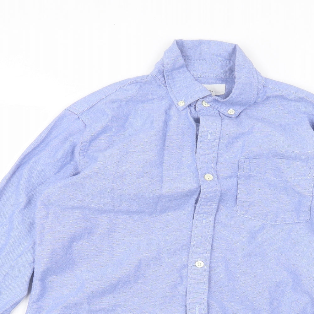 Gap Mens Blue    Dress Shirt Size XS