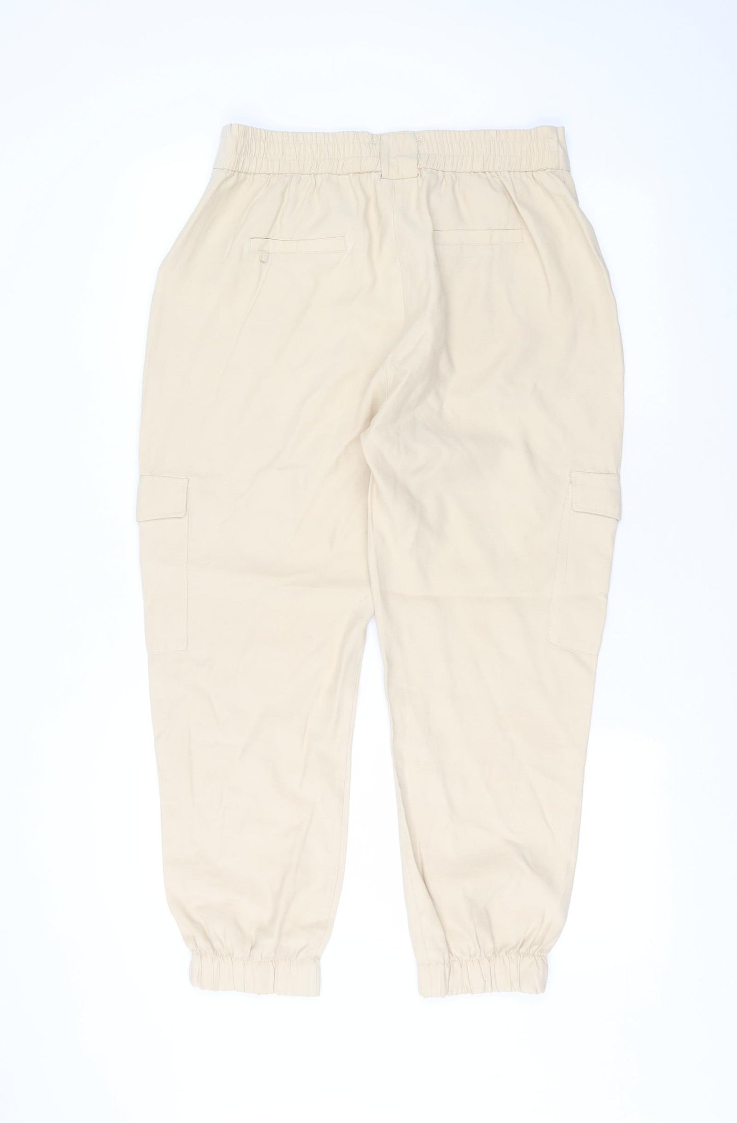 lefties Womens Beige   Cargo Trousers Size XL L26 in