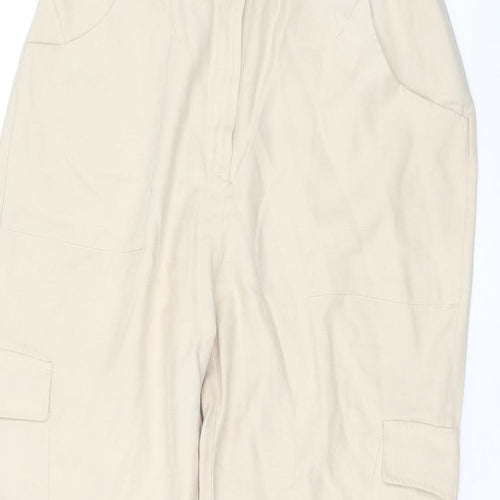 lefties Womens Beige   Cargo Trousers Size XL L26 in