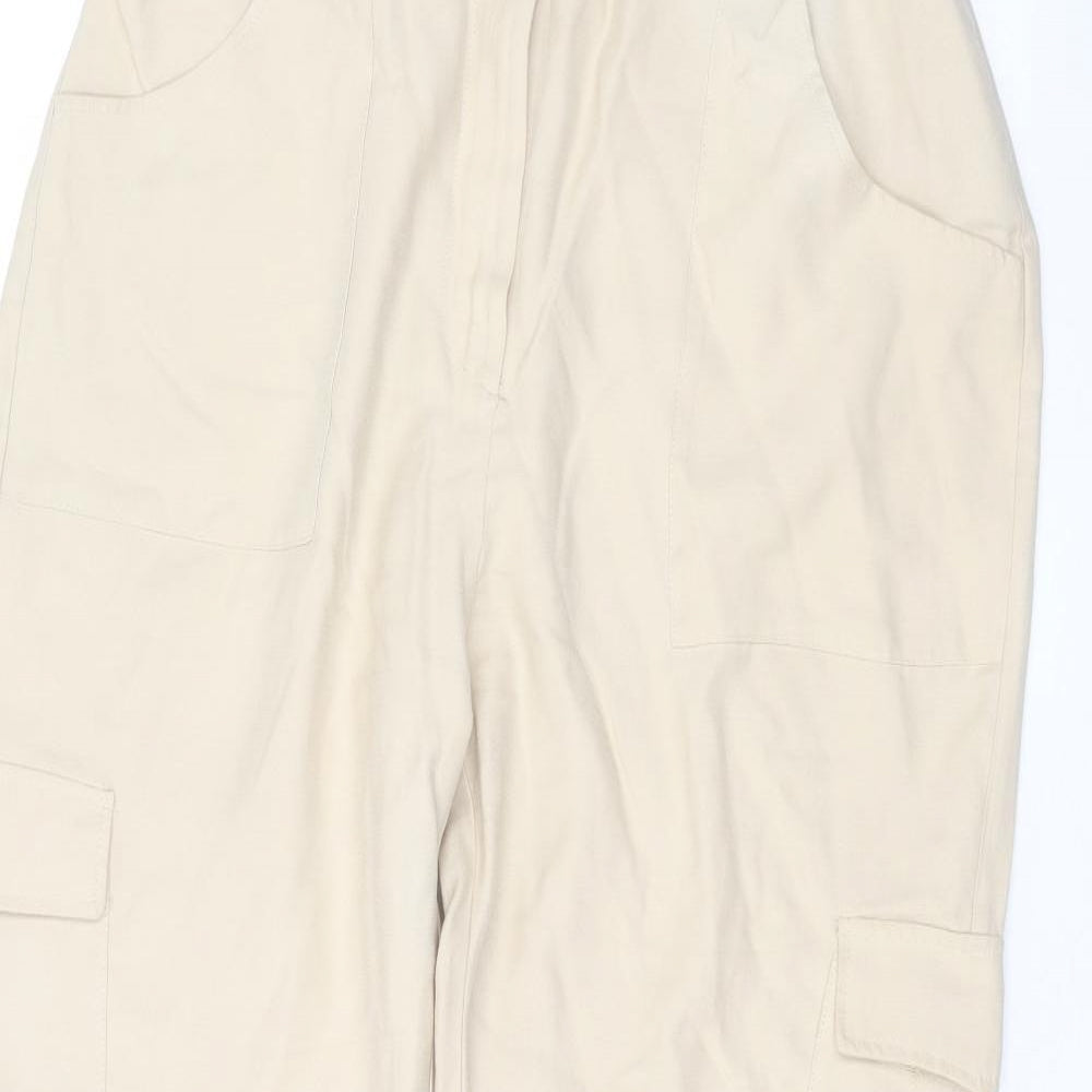 lefties Womens Beige   Cargo Trousers Size XL L26 in