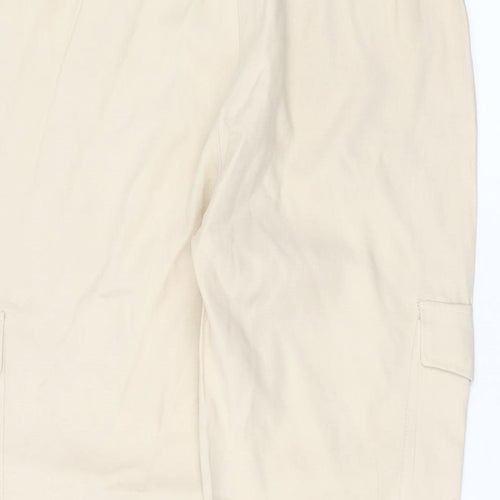 lefties Womens Beige   Cargo Trousers Size XL L26 in