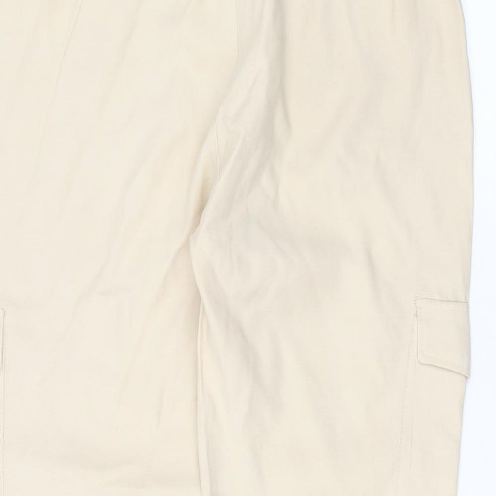lefties Womens Beige   Cargo Trousers Size XL L26 in