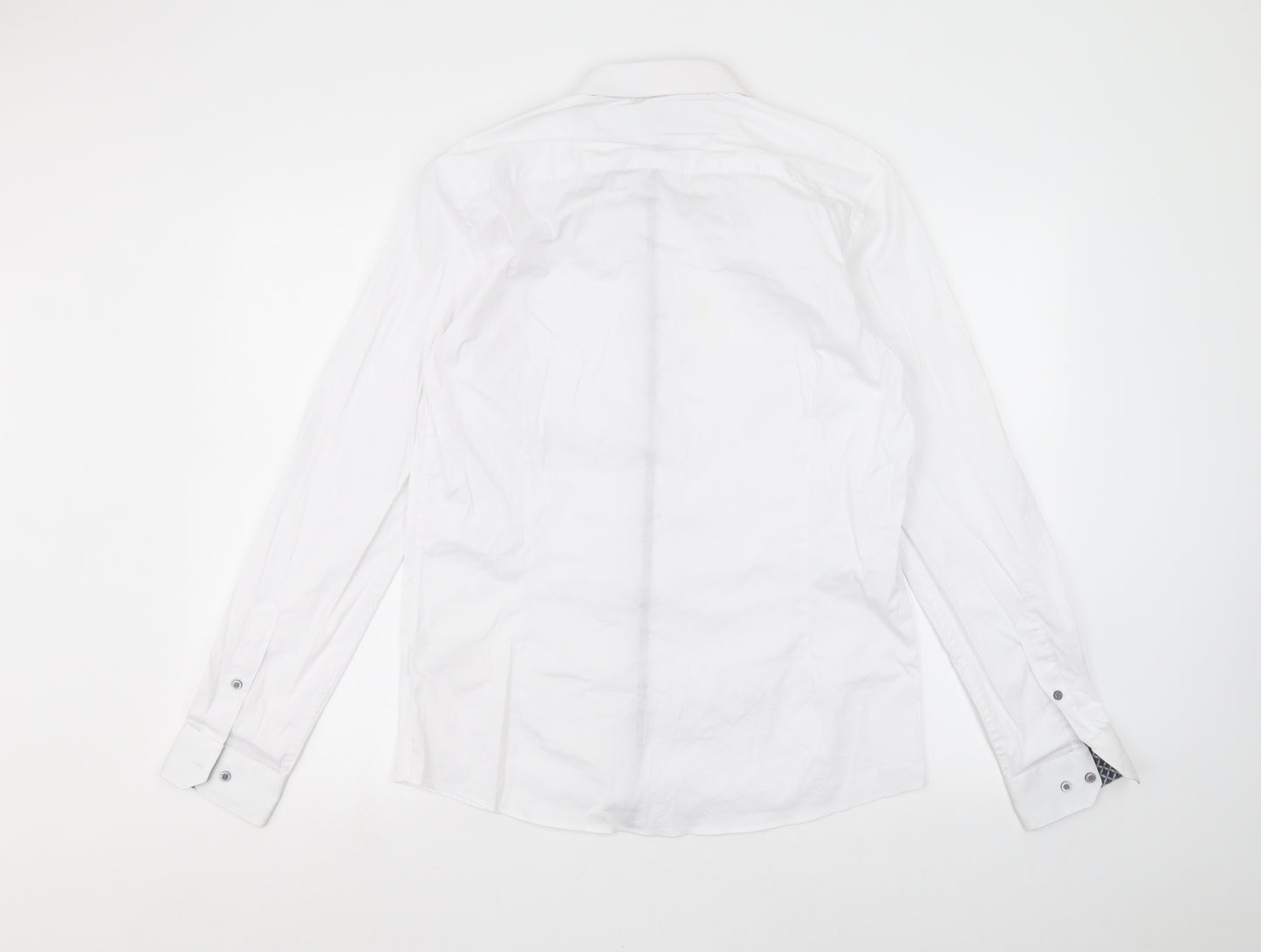 NEXT Mens White    Dress Shirt Size M