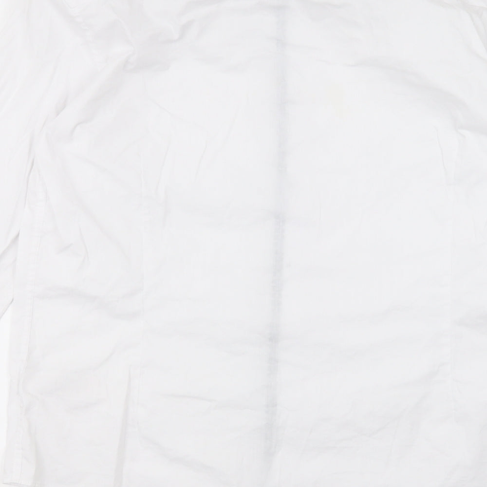 NEXT Mens White    Dress Shirt Size M