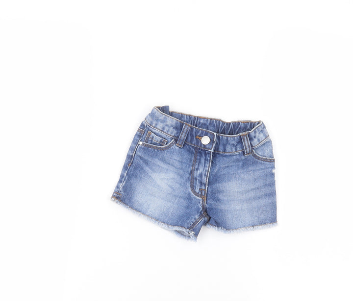NEXT Girls Blue  Denim Cut-Off Shorts Size 3 Years