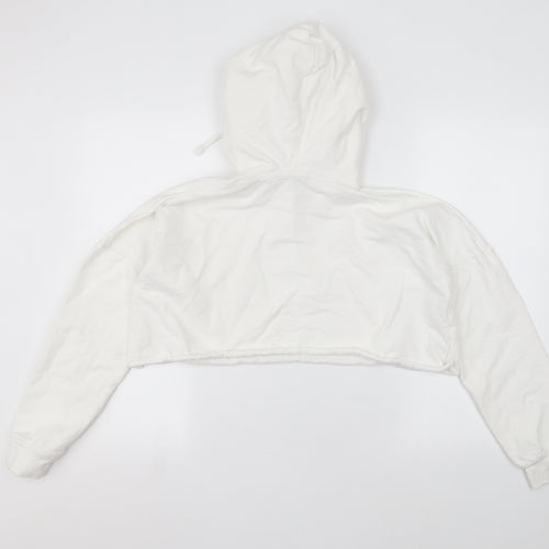 Missguided Womens White   Pullover Hoodie Size 4