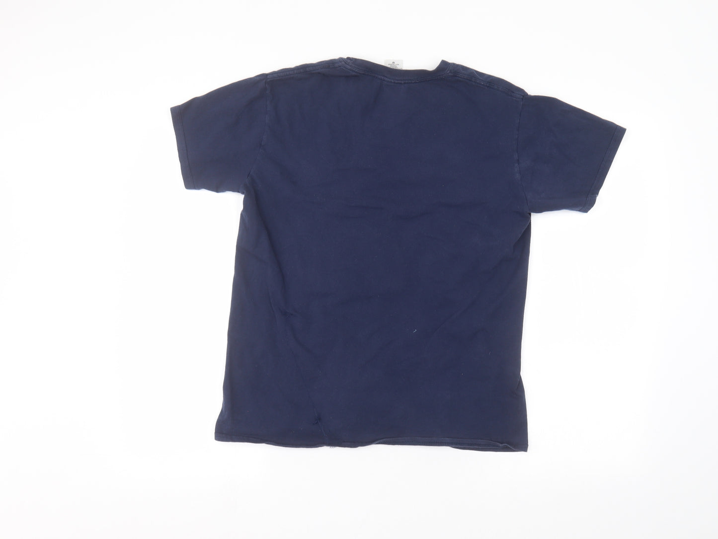 Gilden Mens Blue    T-Shirt Size M