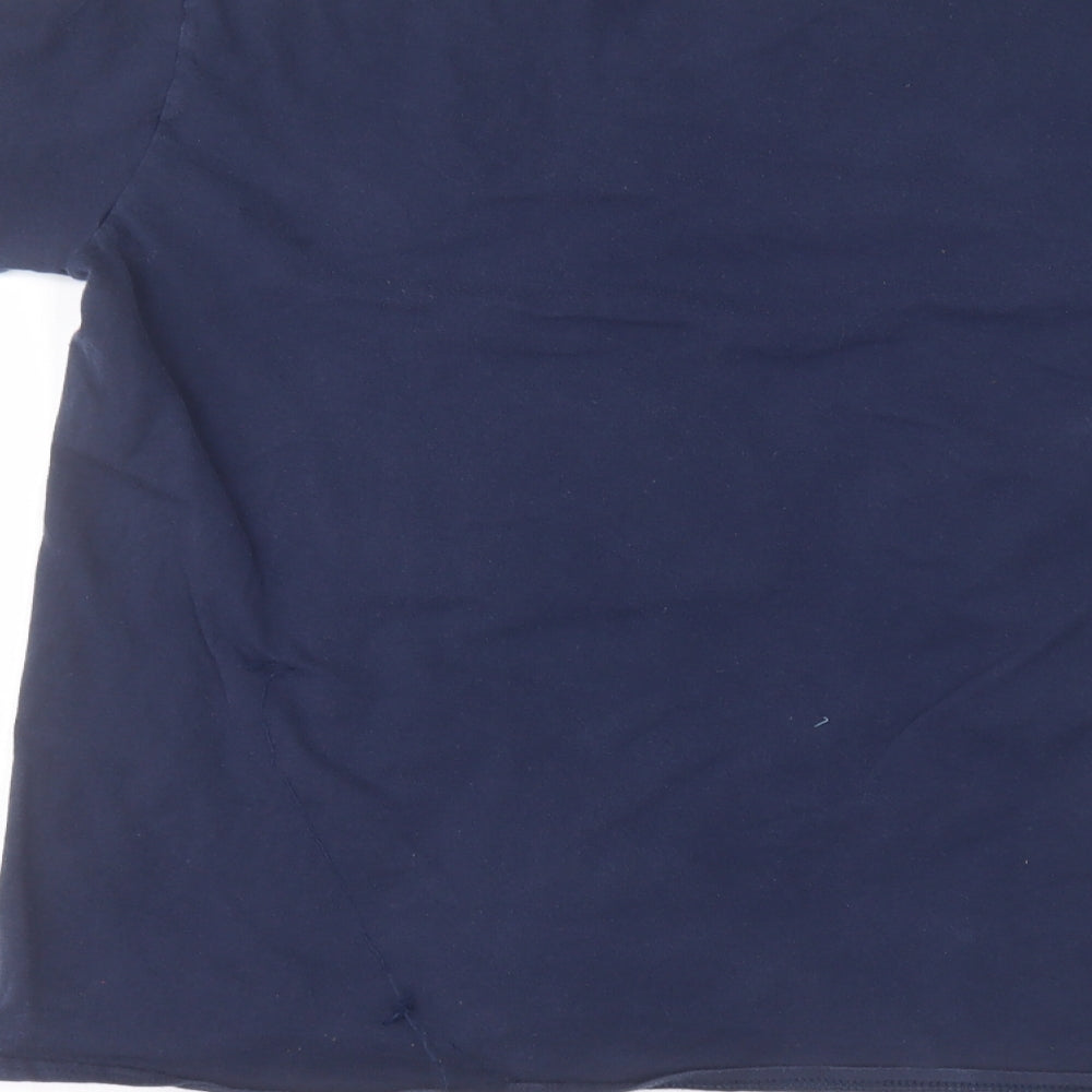 Gilden Mens Blue    T-Shirt Size M