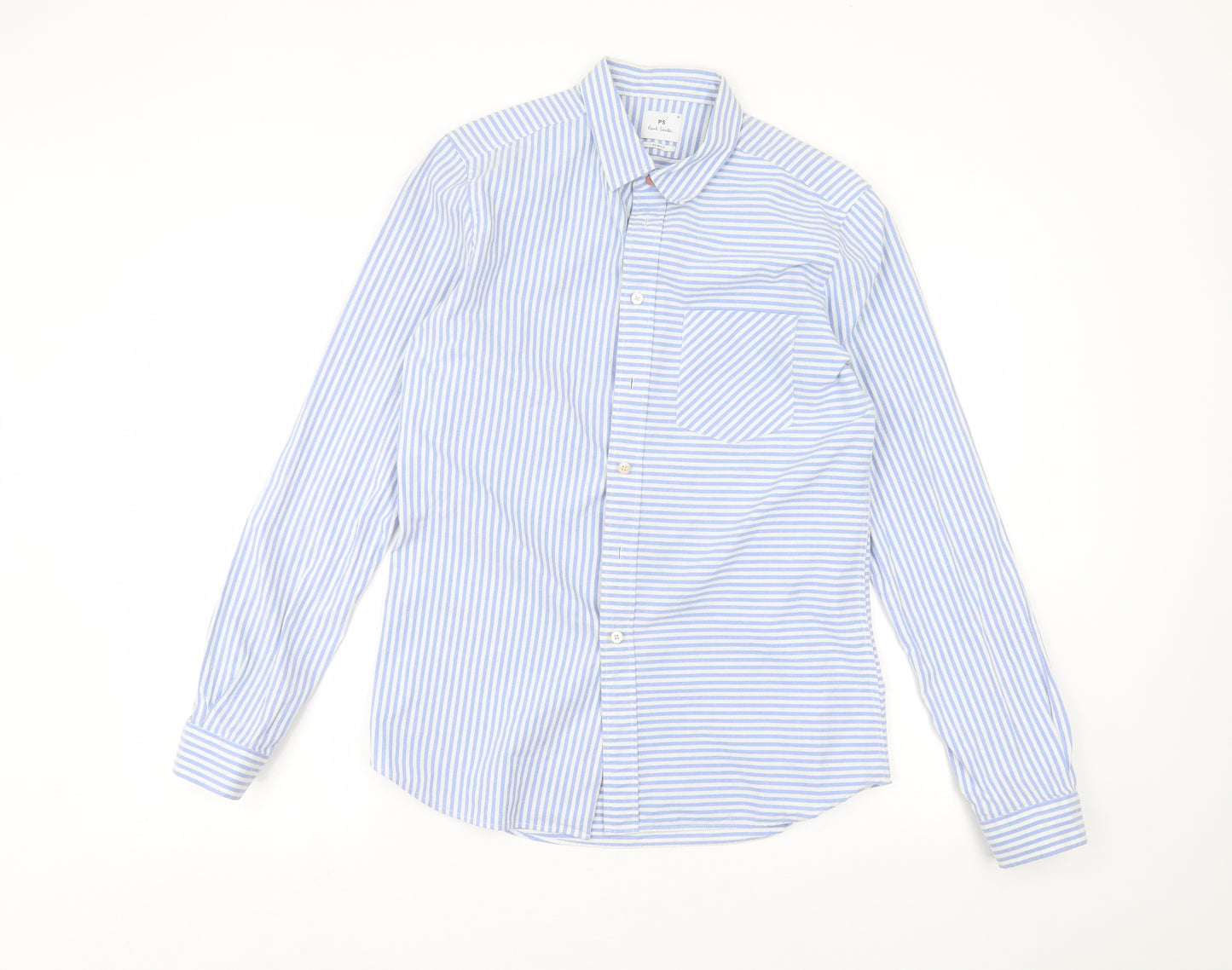 Paul Smith Mens White Striped   T-Shirt Size M