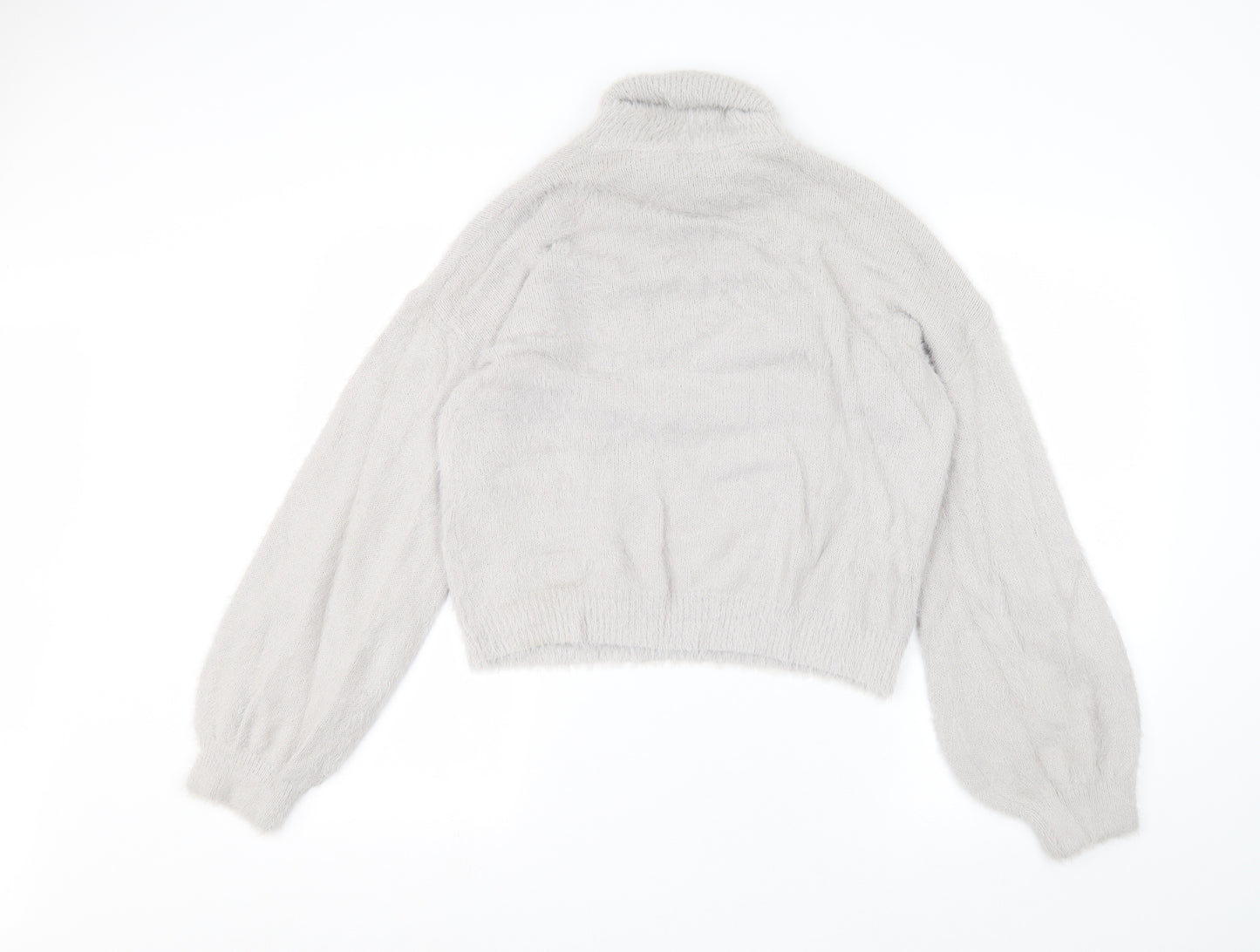 PRETTYLITTLETHING Womens Grey   Pullover Jumper Size M