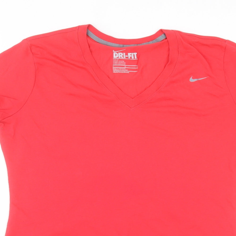 Nike Mens Red    T-Shirt Size L