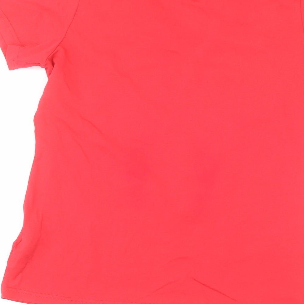 Nike Mens Red    T-Shirt Size L