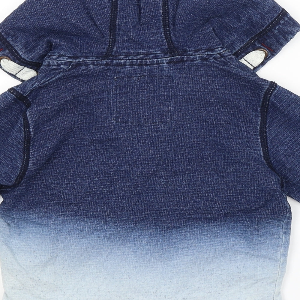 NEXT Boys Blue   Full Zip Hoodie Size 4 Years