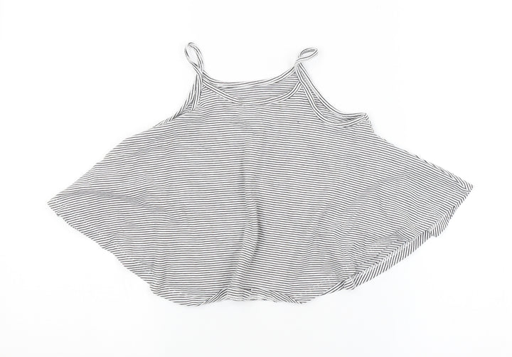NEXT Girls Multicoloured Striped  Basic Tank Size 6 Years