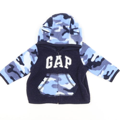 Gap Baby Blue Camouflage  Basic Jacket Jacket Size 0-3 Months