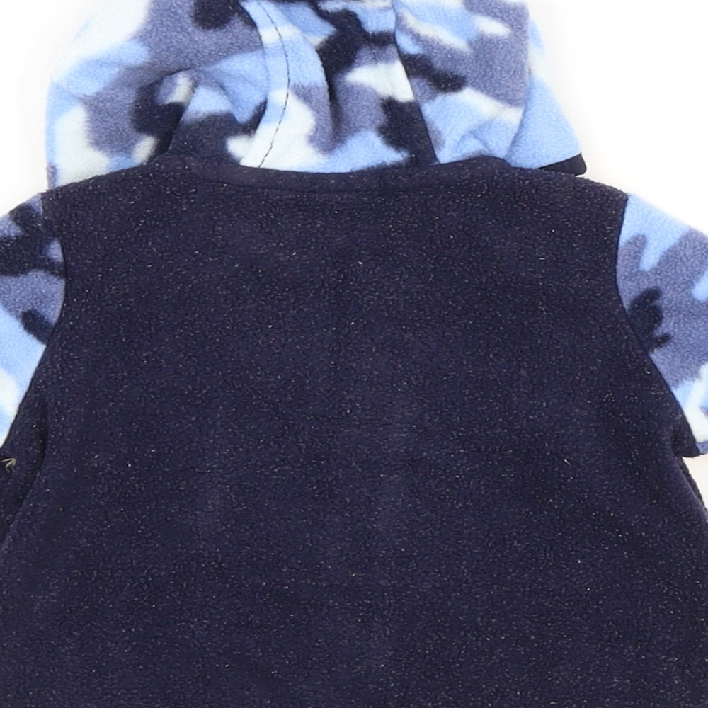 Gap Baby Blue Camouflage  Basic Jacket Jacket Size 0-3 Months