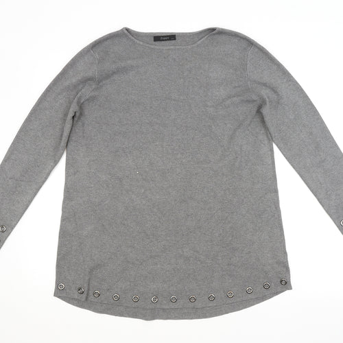 ZUPPE Womens Grey   Pullover Jumper Size M