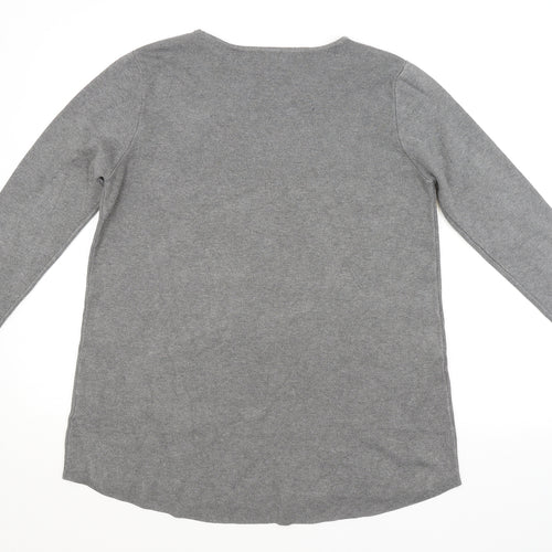ZUPPE Womens Grey   Pullover Jumper Size M