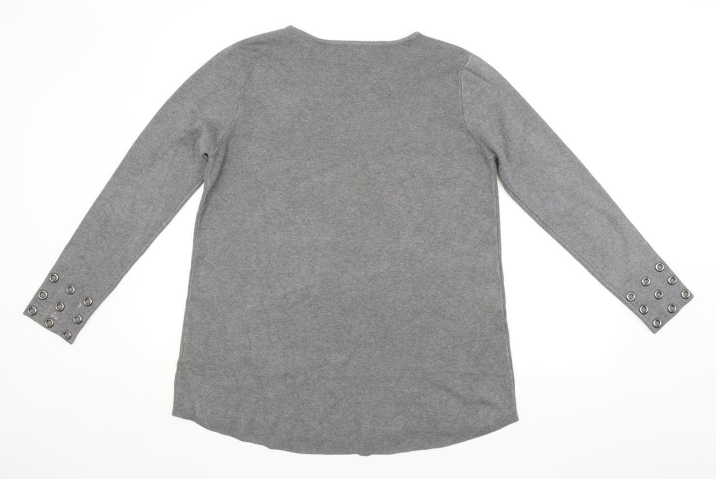 ZUPPE Womens Grey   Pullover Jumper Size M