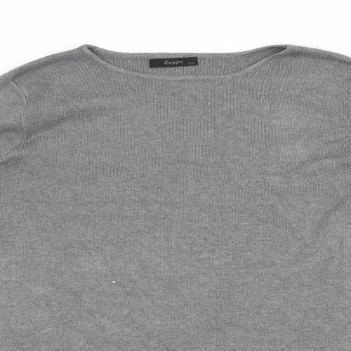 ZUPPE Womens Grey   Pullover Jumper Size M
