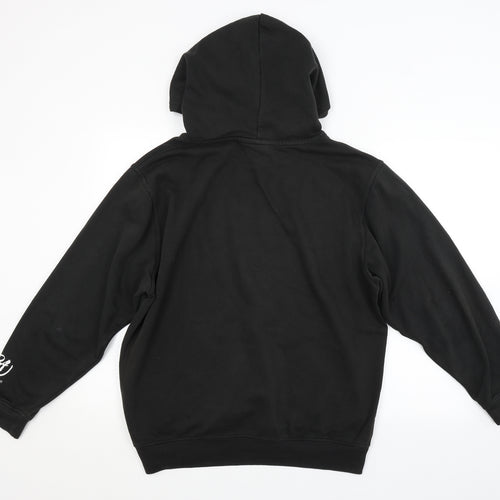 Preworn Mens Black   Pullover Hoodie Size L
