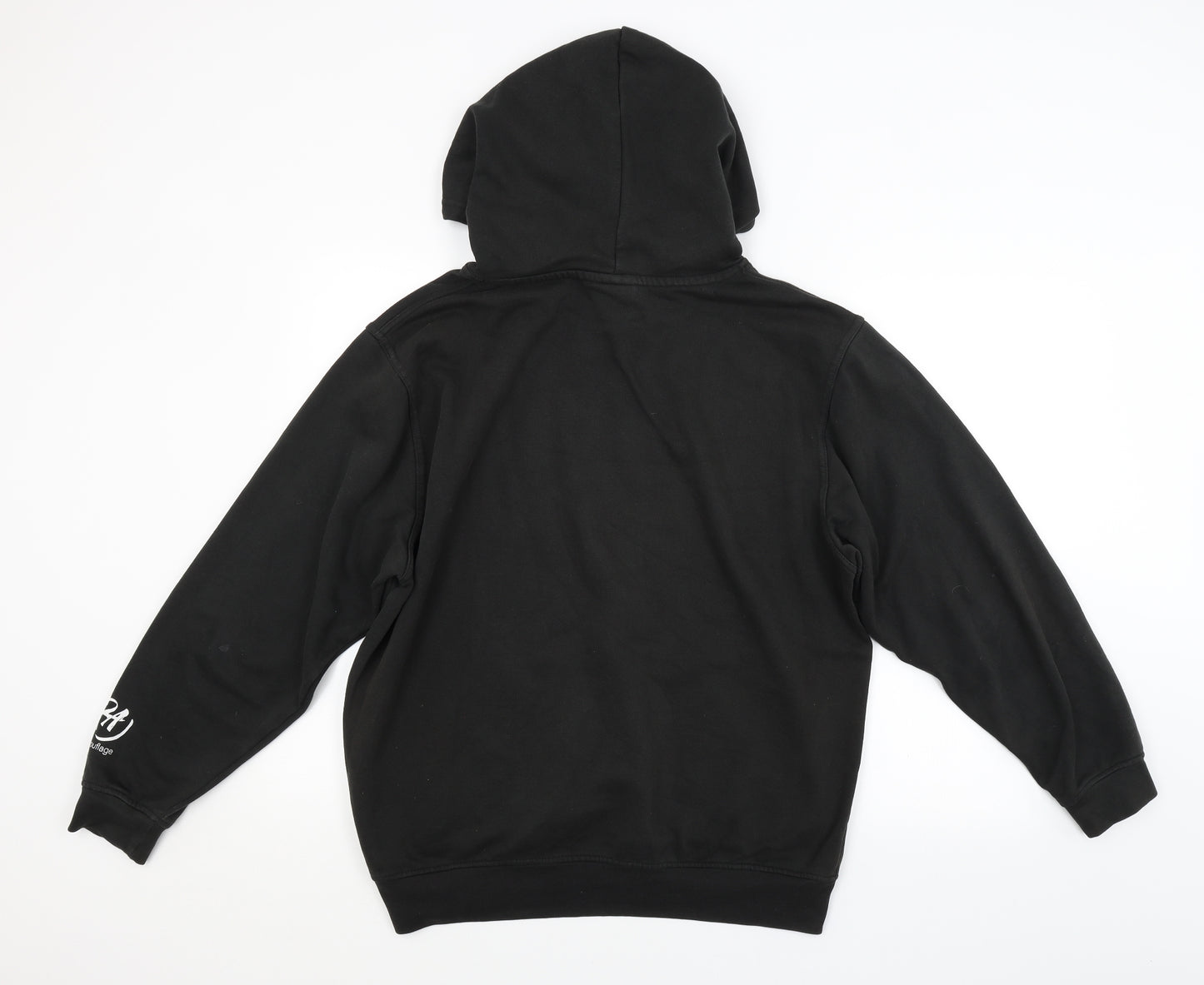 Preworn Mens Black   Pullover Hoodie Size L