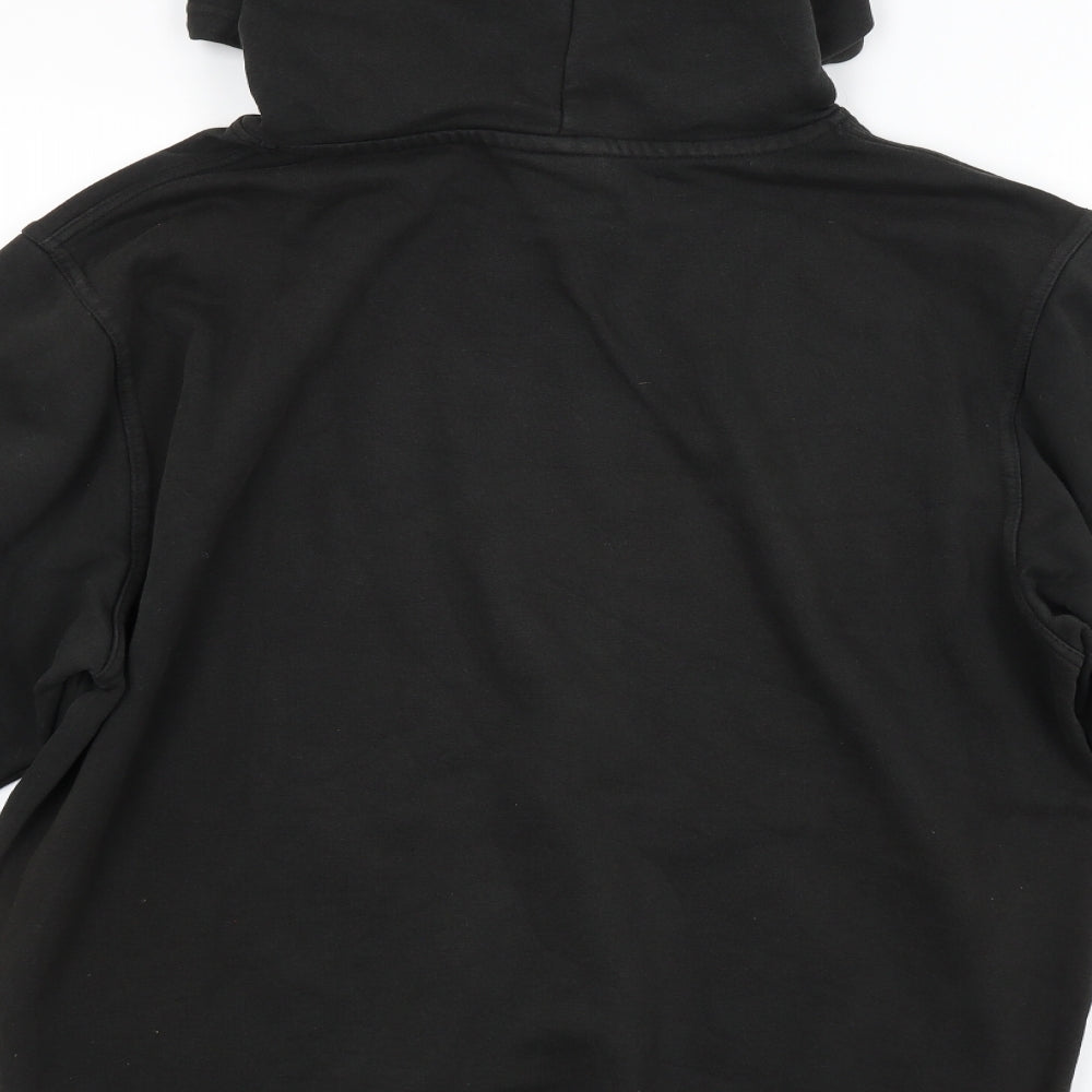 Preworn Mens Black   Pullover Hoodie Size L