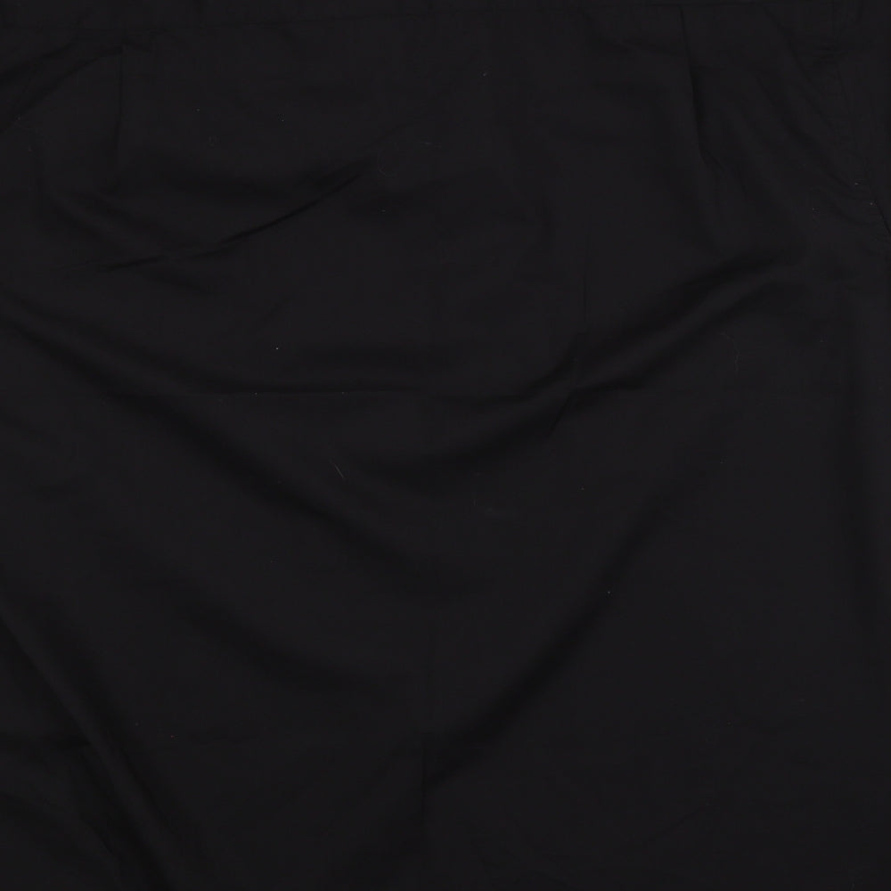 Pierre Cardin Mens Black    Button-Up Size 4XL