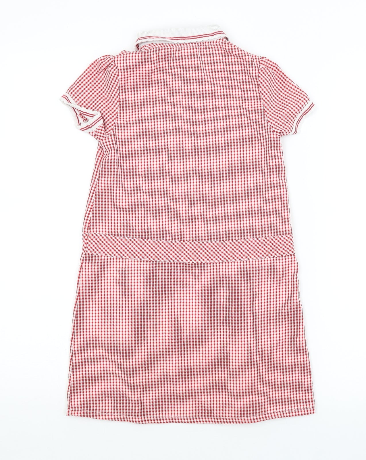 F&F Girls Red Check  A-Line  Size 5-6 Years