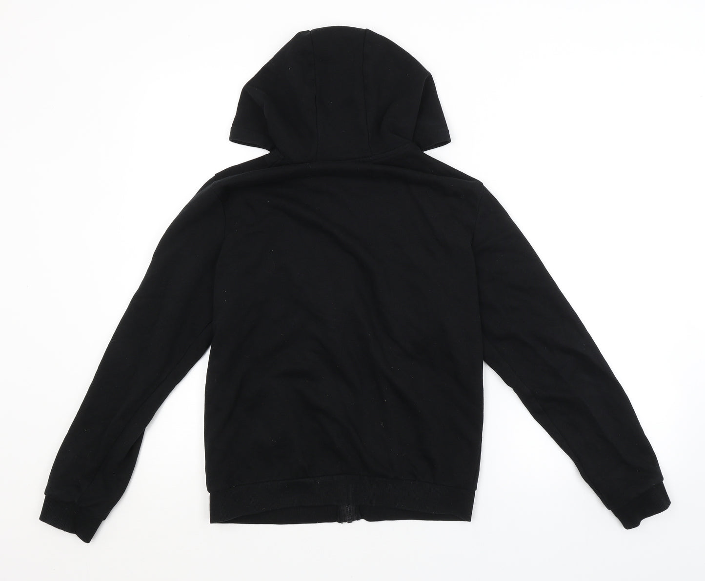 George Boys Black   Full Zip Hoodie Size 13-14 Years