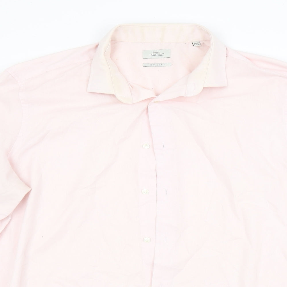 NEXT Mens Pink    Dress Shirt Size 16.5