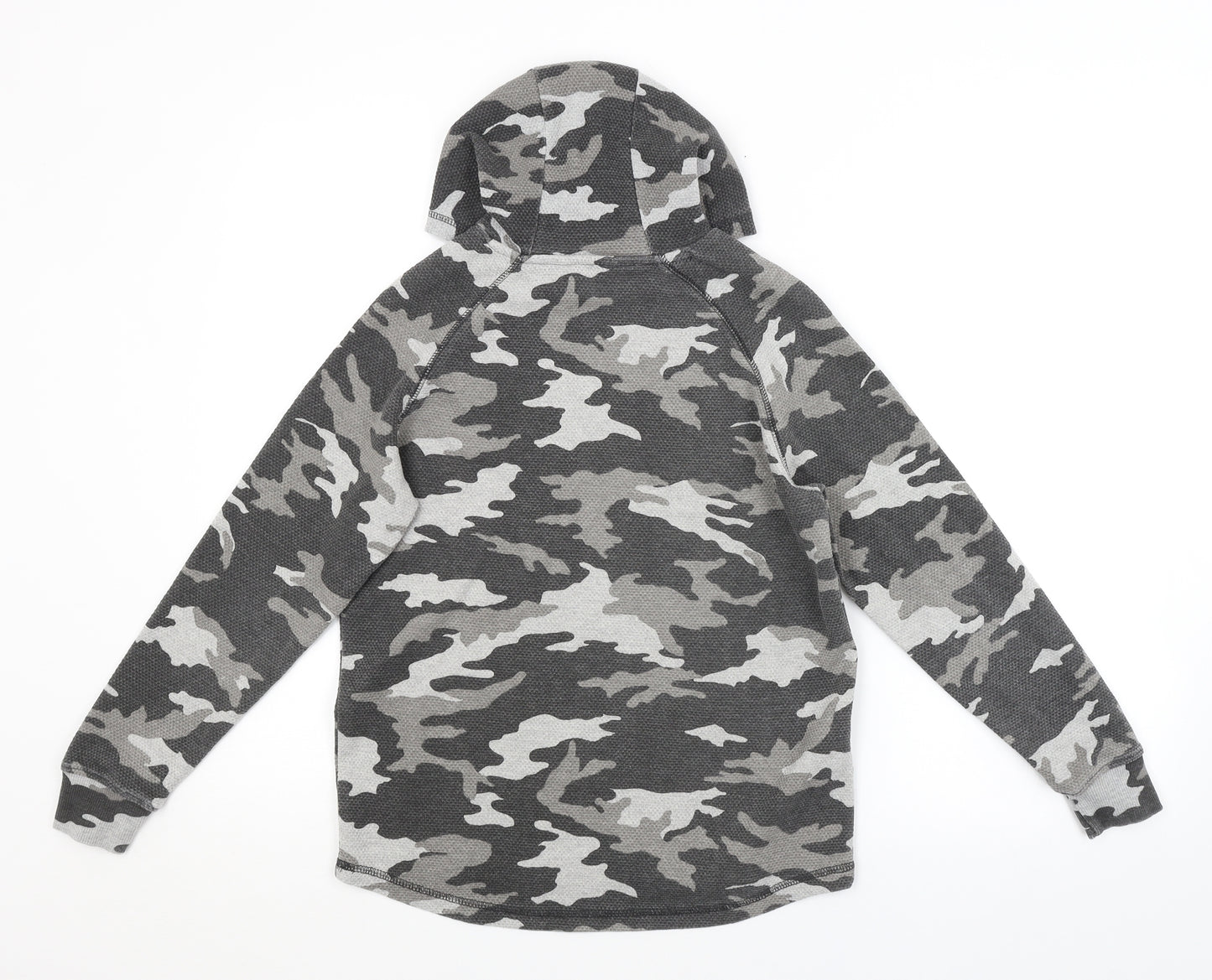 George Boys Grey Camouflage  Pullover Hoodie Size 11-12 Years