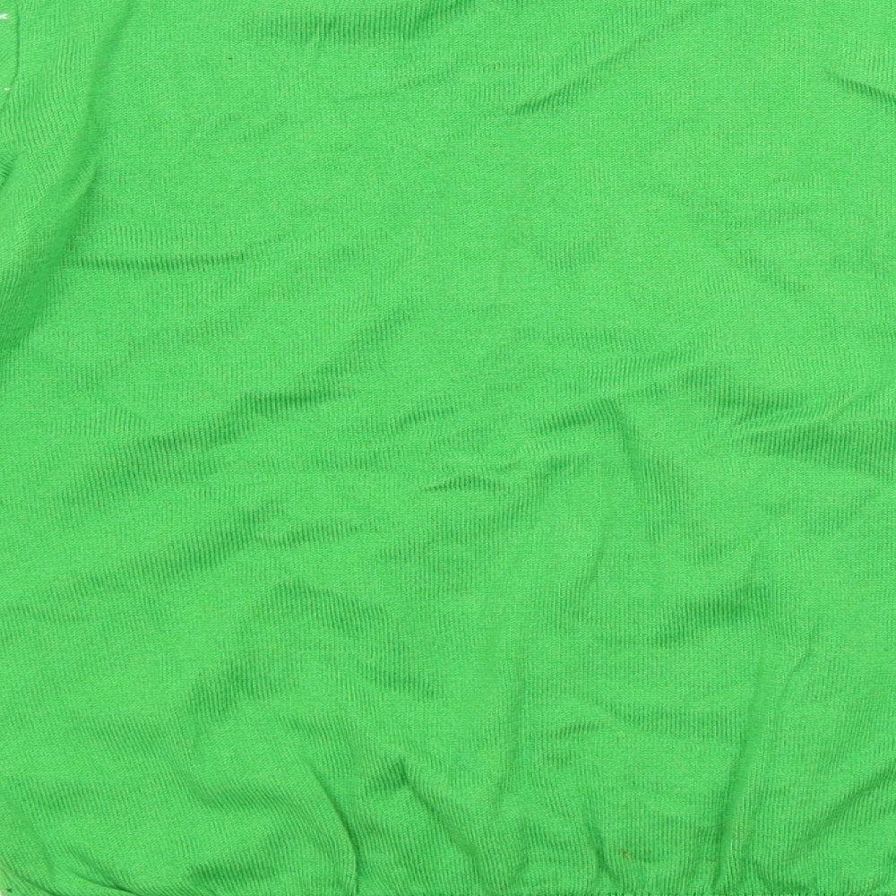 George Boys Green Argyle/Diamond  Pullover Jumper Size 9-10 Years  - MINECRAFT, CHRISTMAS